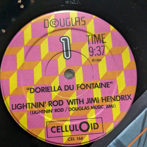 LIGHTNIN' ROD & JIMI HENDRIX: doriella du fontaine- 12" Vinyl Single - Picture 7 of 10